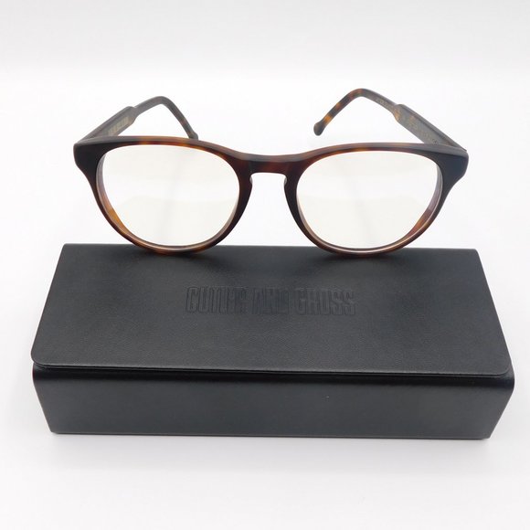 NEW CUTLER AND GROSS OF LONDON CGOP-1208-MDT01 MATTE DARK TORTOISE EYEGL… - Picture 6 of 10